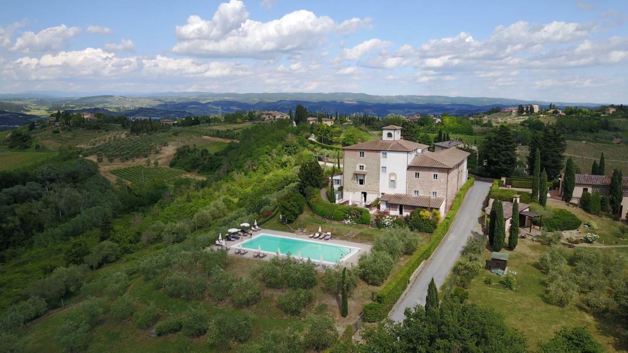 Castello Di Fulignano Soarzio Panoramic Apartment Сан-Джиминьяно Экстерьер фото