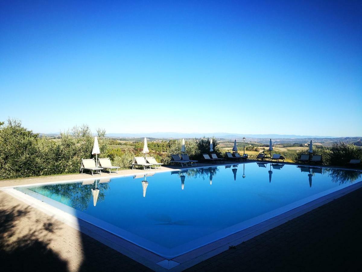 Castello Di Fulignano Soarzio Panoramic Apartment Сан-Джиминьяно Экстерьер фото