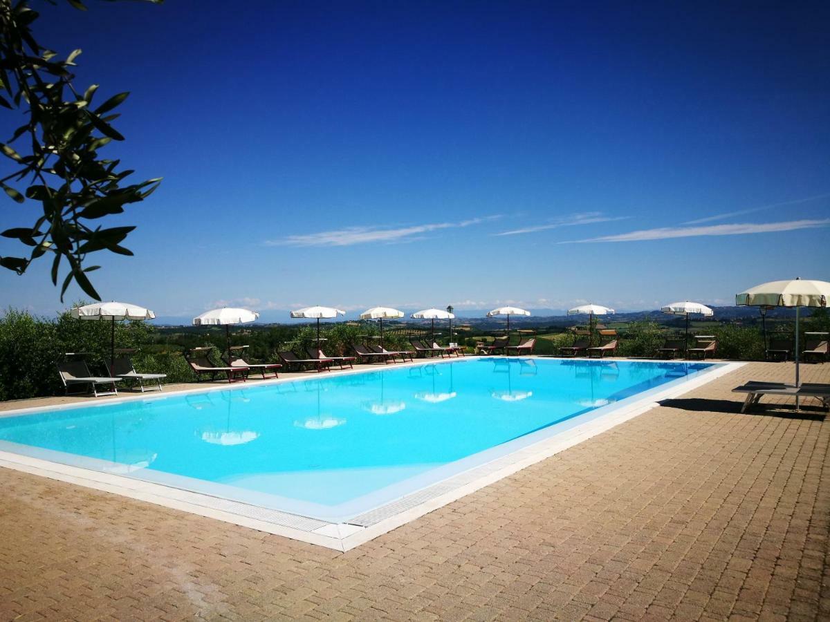 Castello Di Fulignano Soarzio Panoramic Apartment Сан-Джиминьяно Экстерьер фото